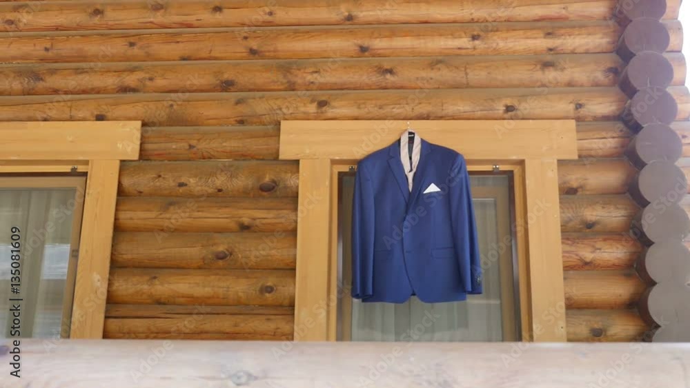 Men's Jacket on a Hanger Men's Jacket on a Hanger