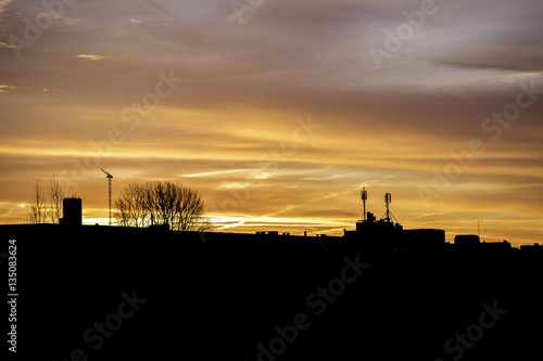 Sonnenaufgang über Köln