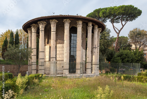 Rome, Italy. Temple of Hercules Invincible, II century BC