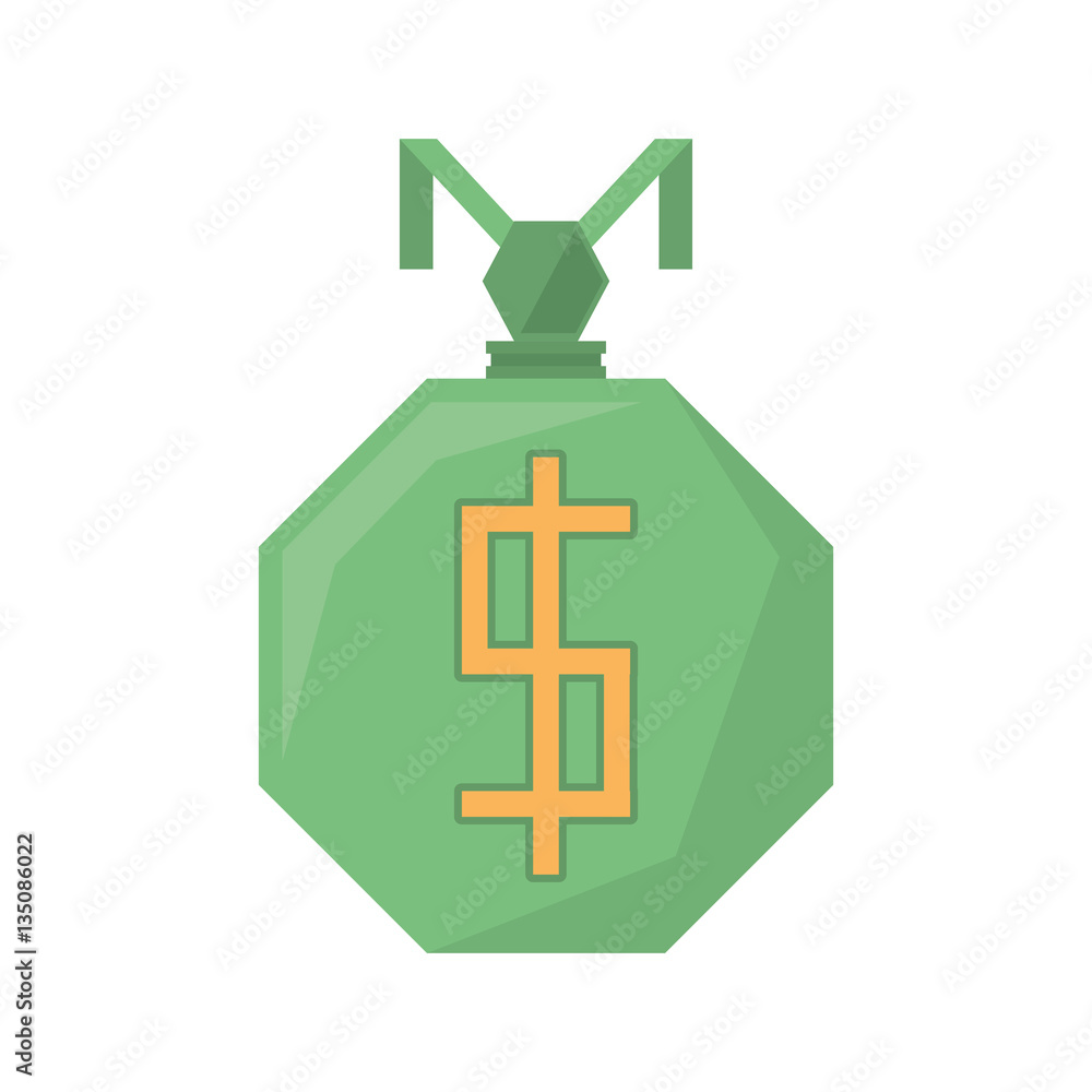 green bag money dollar geometric vector illustration eps 10 green bag money dollar geometric vector illustration eps 10