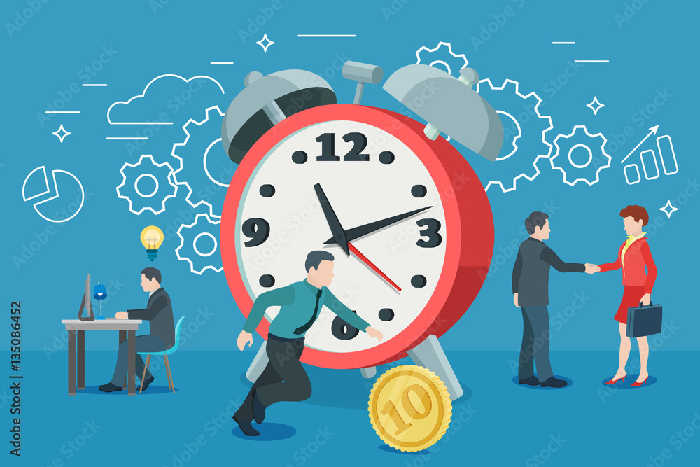 Startup work moments. The presentation, search for investor, promotion