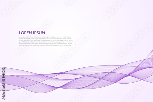 Vector abstract wavy purple background.