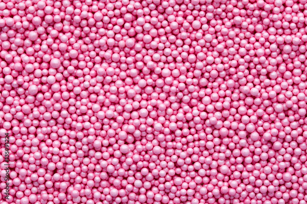 Obraz premium Multicoloured sweet sugar balls. Small ball pattern.