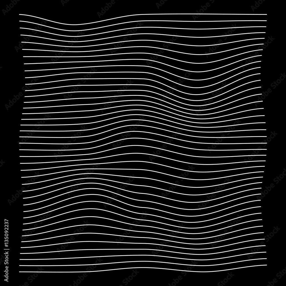 white waves in the darkness, vector illustration white waves in the darkness, vector illustration