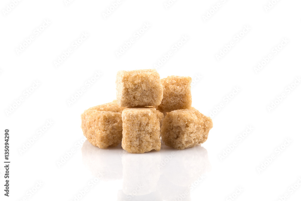 Brown cane sugar cubes Brown cane sugar cubes