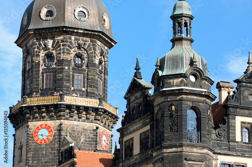 Hausmannsturm in Dresden, Germany photo