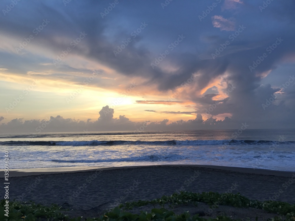 Obraz premium Sea Beach Sunset View