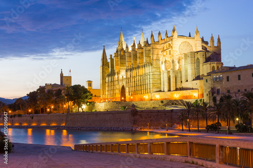 The Cathedral of Santa Maria of Palma de Mallorca, La Seu, Spain © MF