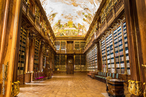 Library of Strahov Monastery in Prague, Philosophical Hall photo
