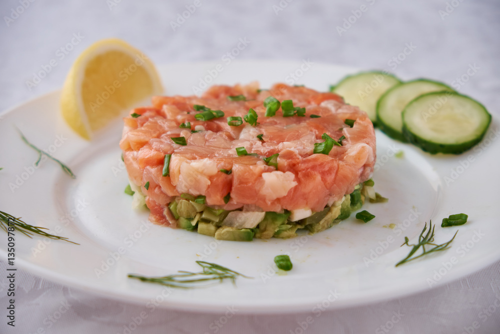 Salmon Tartare with avocado Salmon Tartare with avocado