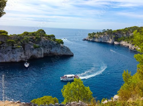 Calanque between Marseille and Cassis, Provence, France © Solarisys