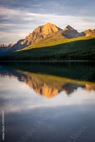 reflection at sunset