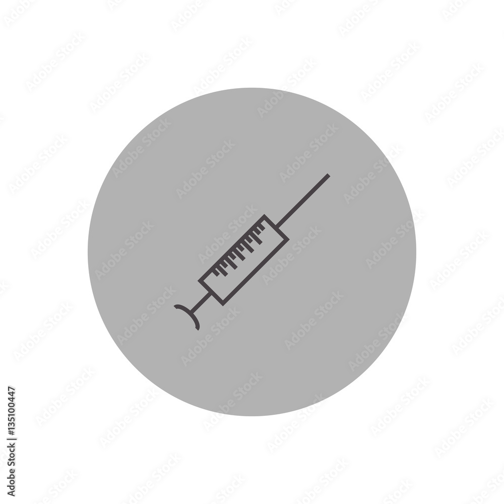 syringe icon illustration syringe icon illustration