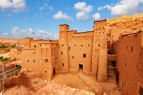 Kasbah Ait Ben Haddou in the Atlas mountains of Morocco. UNESCO World Heritage Site photo
