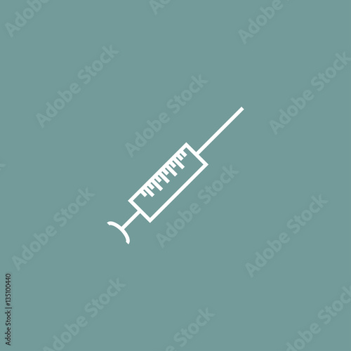 syringe icon illustration