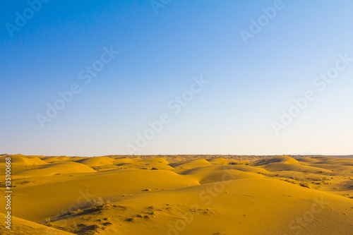 Sand dunes in the Maranjab desert  near Kashan  Iran.