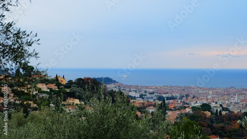 View of Nice City from above