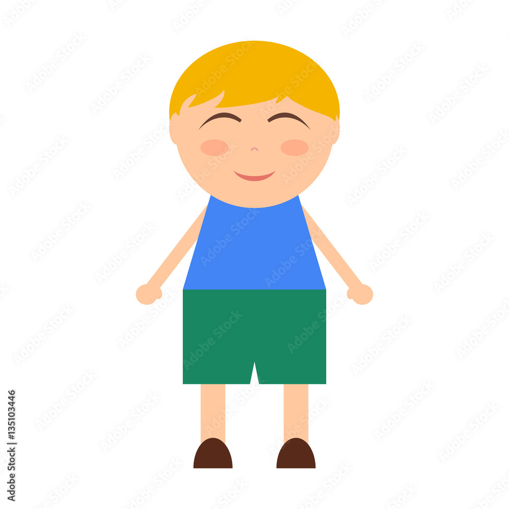 Happy boy cartoon Happy boy cartoon