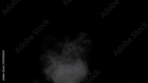 Smoke On Black Backround