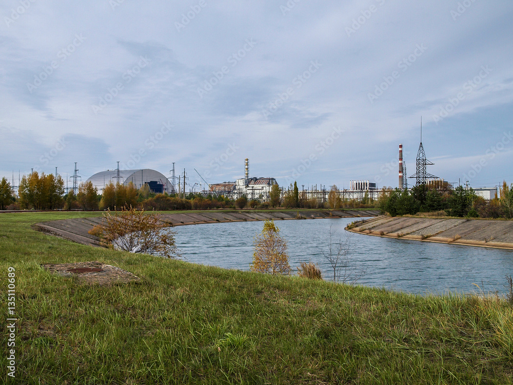 Obraz premium Chernobyl Nuclear Power Station in Ukraine, 2016