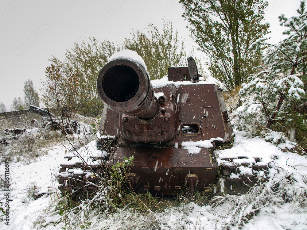 Military vehicle close to Chernobyl, 2016 Military vehicle close to Chernobyl, 2016