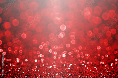 Fancy ruby red Valentine's Day or Christmas glitter sparkle background or party invite
