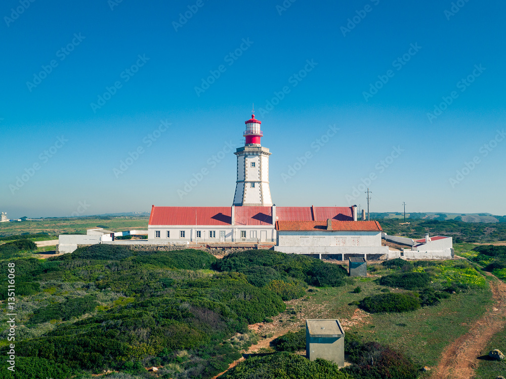 The Espichel Cape Lighthouse Sesimbra Portugal
