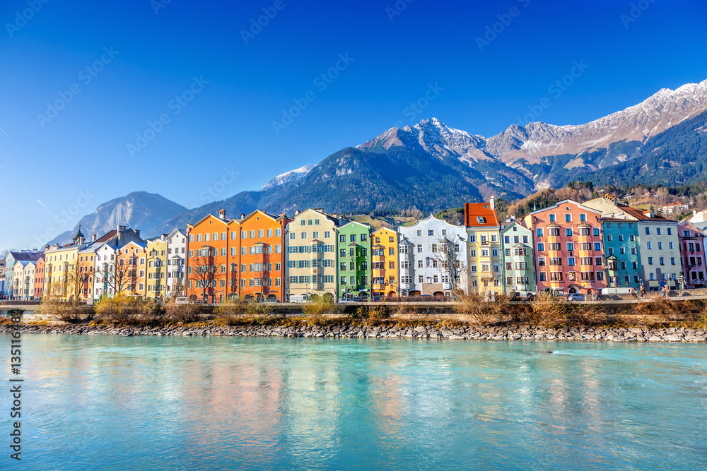 Innsbruck cityscape, Austria Foto, Poster, Wandbilder bei EuroPosters