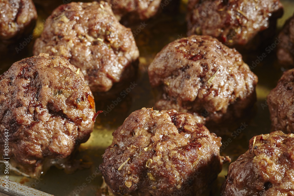 baked, seasoned, beef meatballs baked, seasoned, beef meatballs