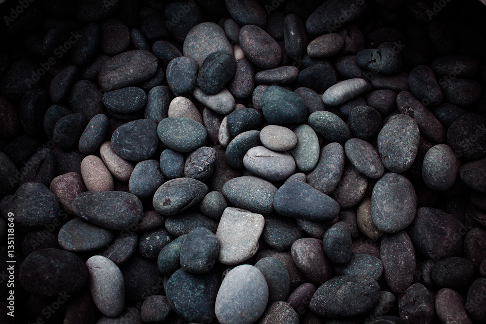 Grey, blue, gold wee pebbles background, South Miami Beach, Florida, USA Grey, blue, gold wee pebbles background, South Miami Beach, Florida, USA