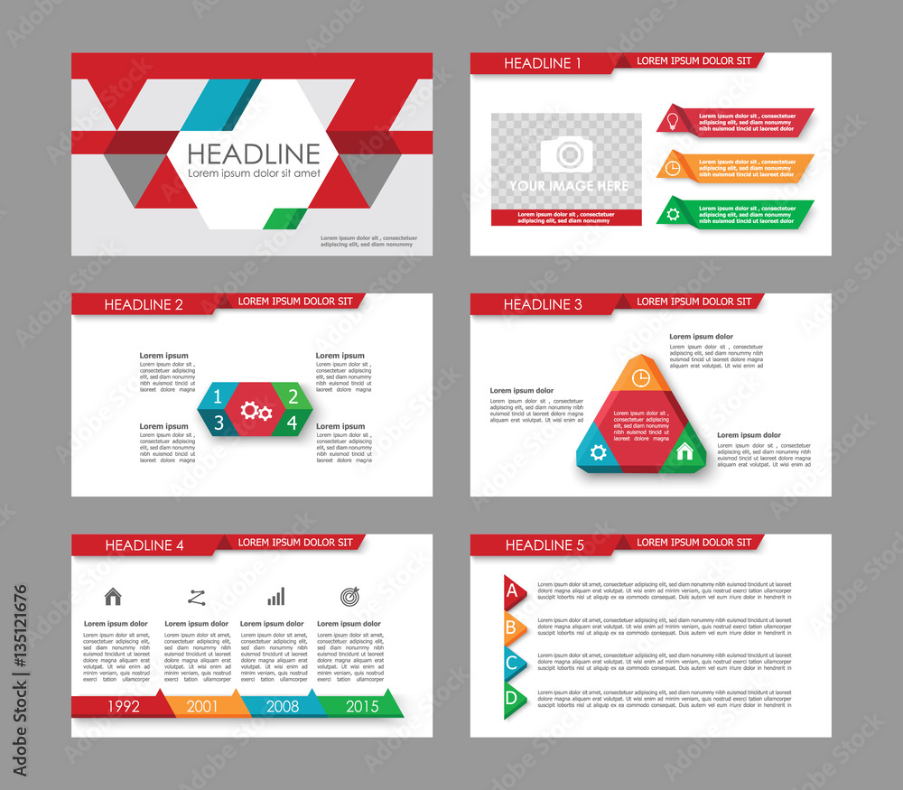 Infographic elements for presentation templates. Infographic elements for presentation templates.