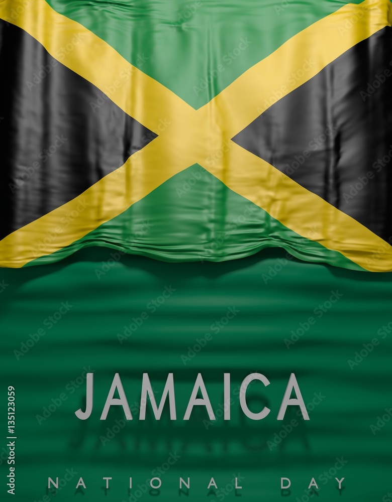JAMAICA" Flag 2x3 Ft Polyester Banner Sign Jamaican Caribbean UN United Nations - Foto 4