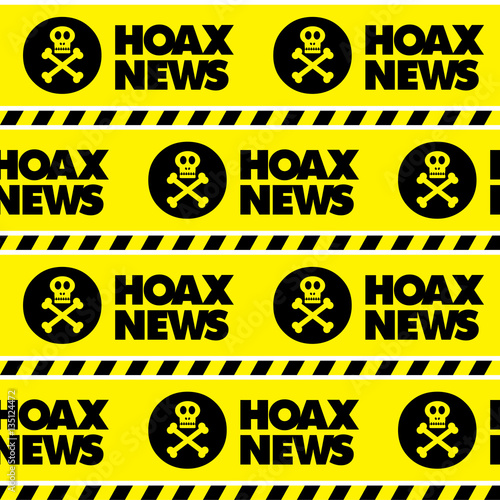 hoax news background