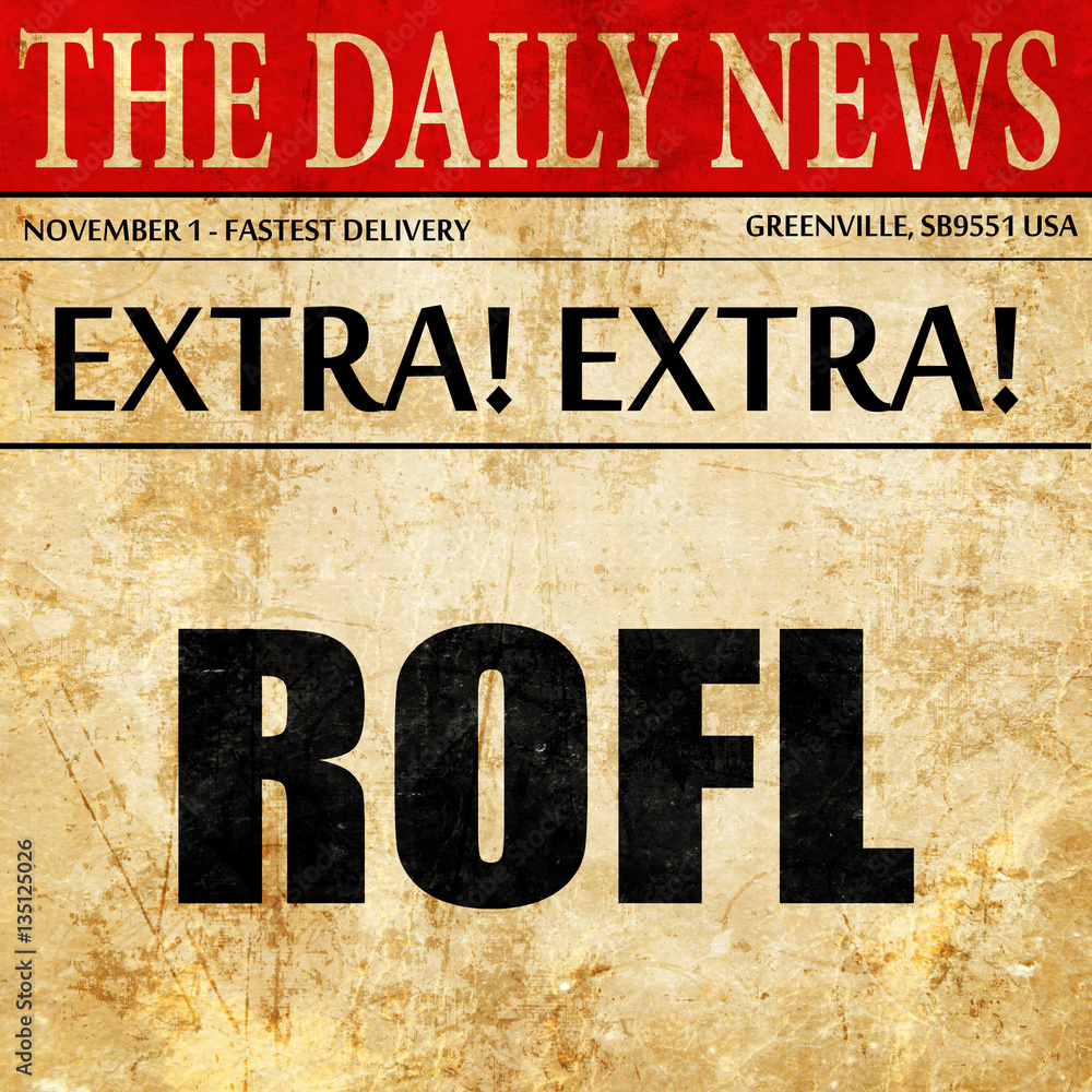 What is ROFL in Internet Slang?