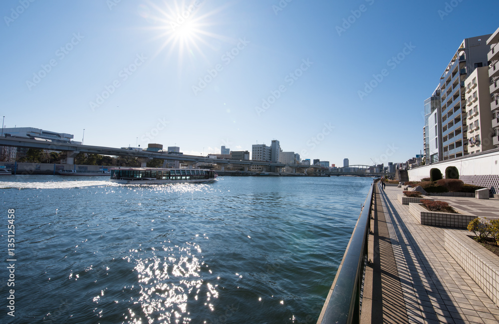 Obraz premium sumidagwa-terrace