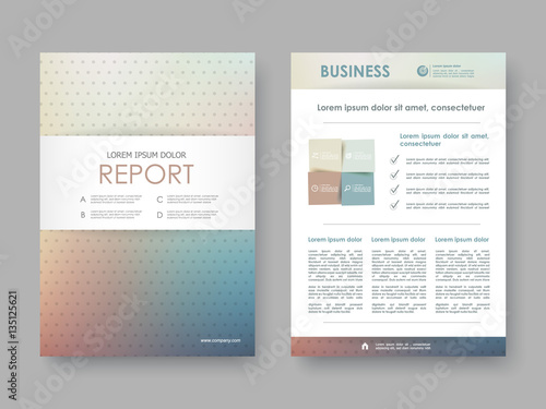 Cover design annual report
