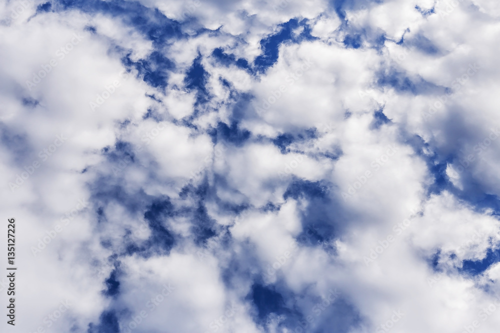 Obraz premium Clouds and Blue Sky.