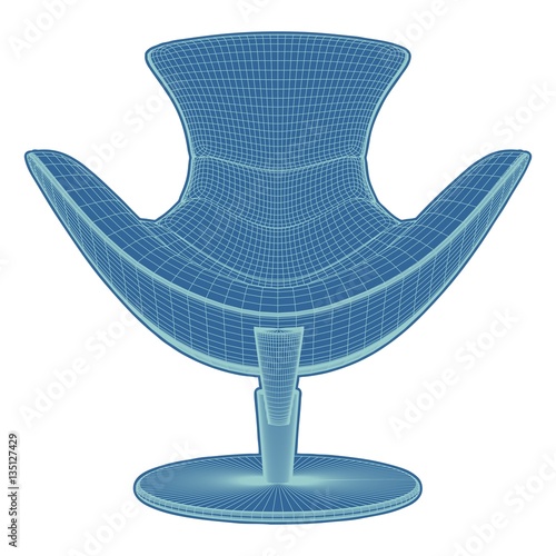 Modern Armchair Vector