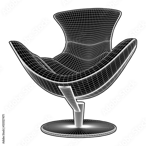 Modern Armchair Vector
