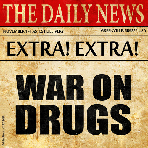 war on drugs, newspaper article text