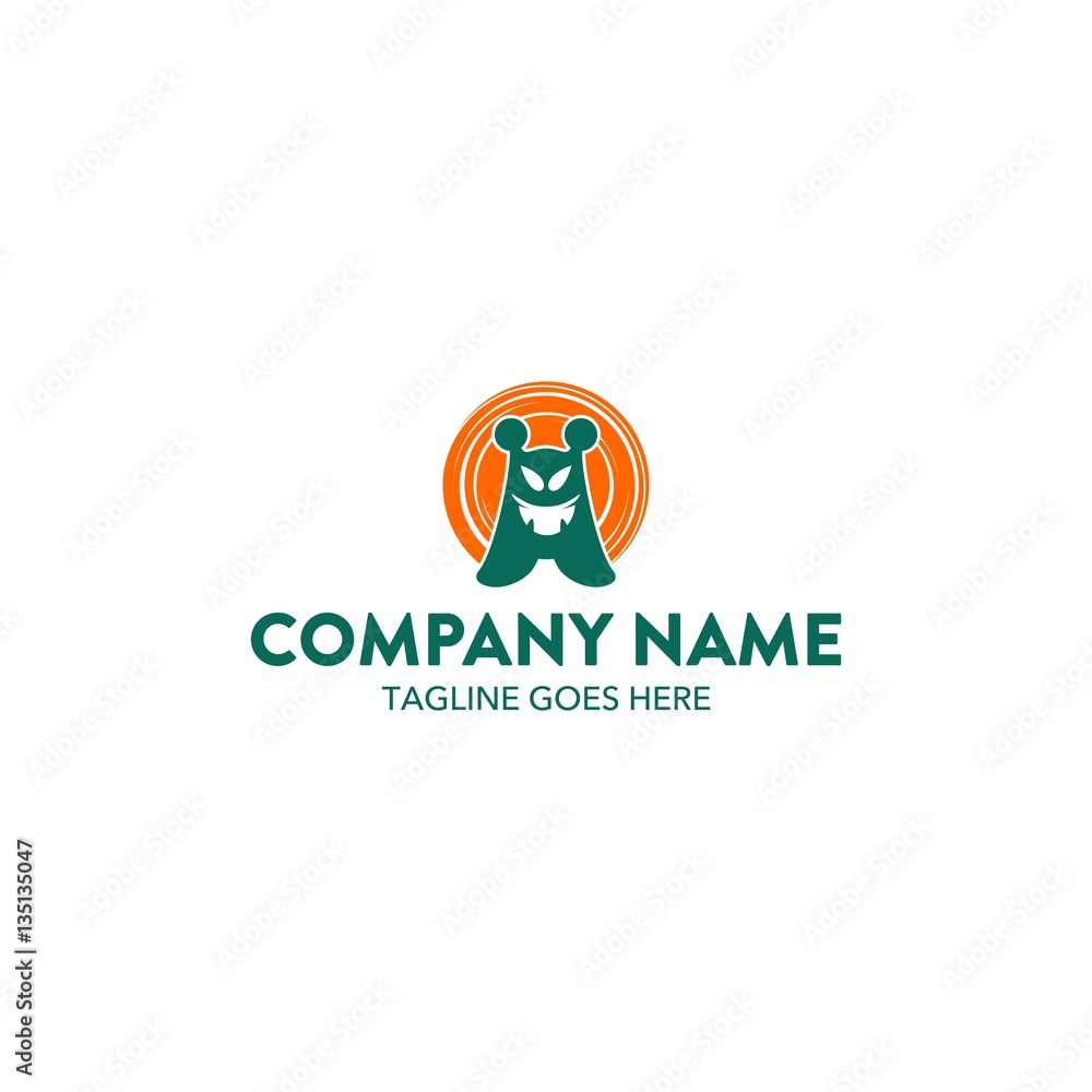 Monster Logo Template