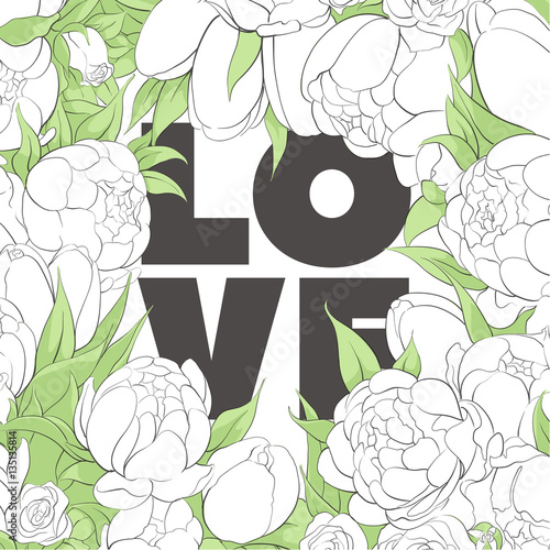 Floral lovely illustration