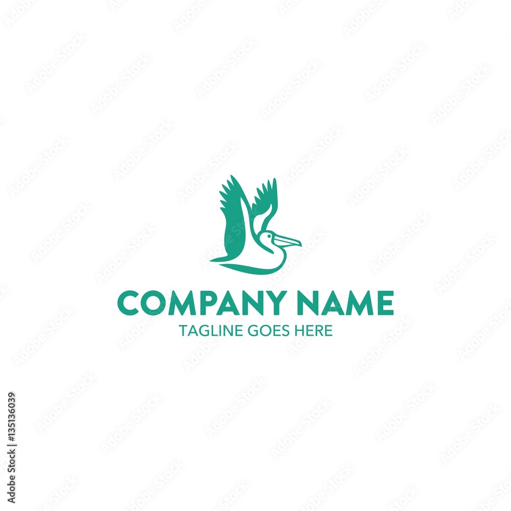 Pelican Logo Template Pelican Logo Template