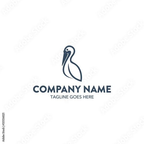 Pelican Logo Template