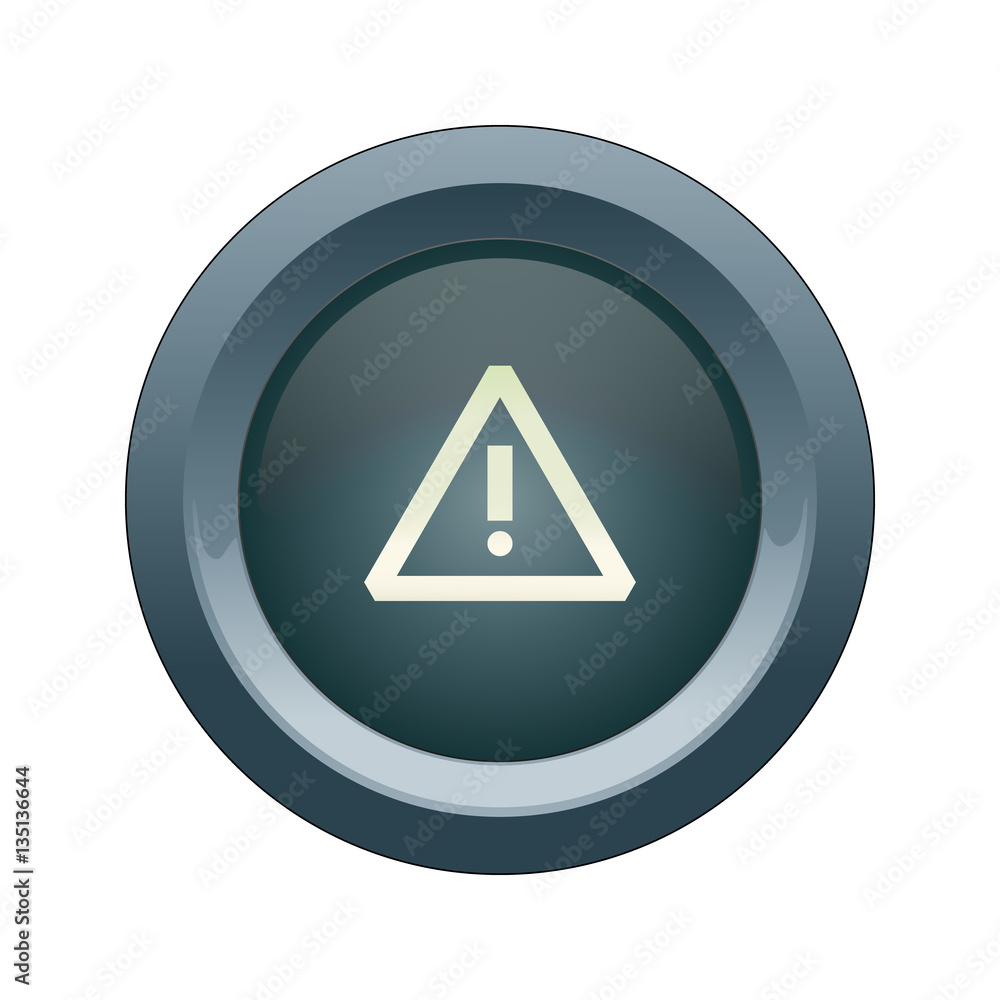 Vector round blue button is the exclamation point Vector round blue button is the exclamation point