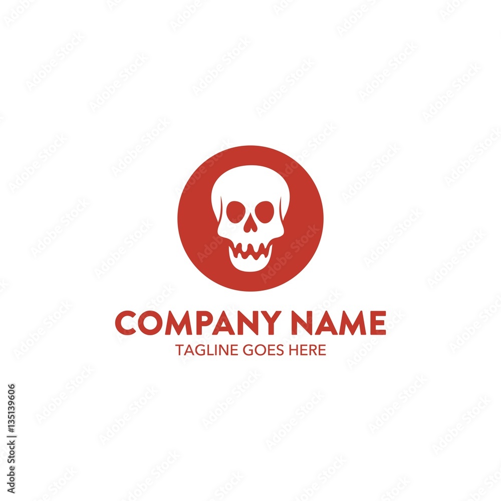 Skull Brand Logo 