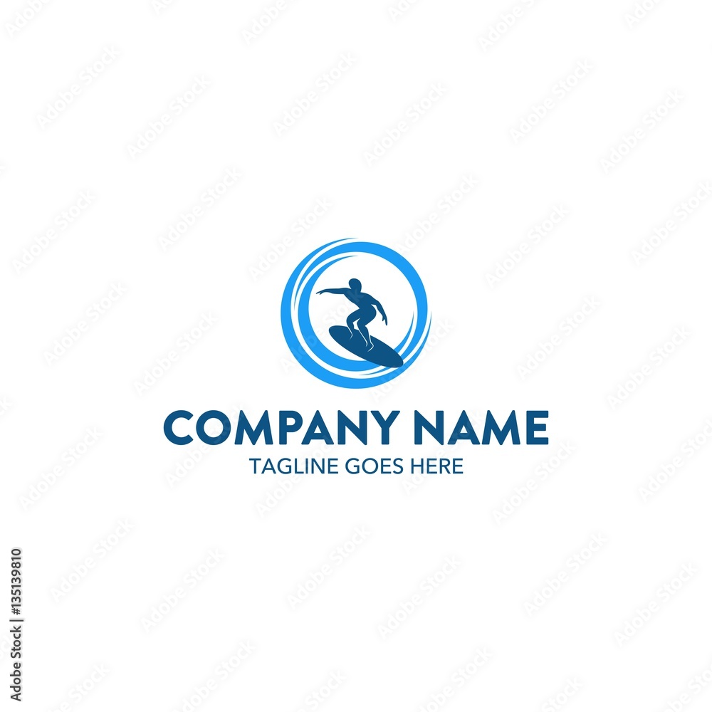 Surfing Company Logo Surfing Company Logo