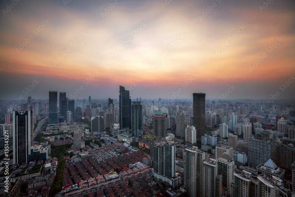 Shanghai Central business district	
