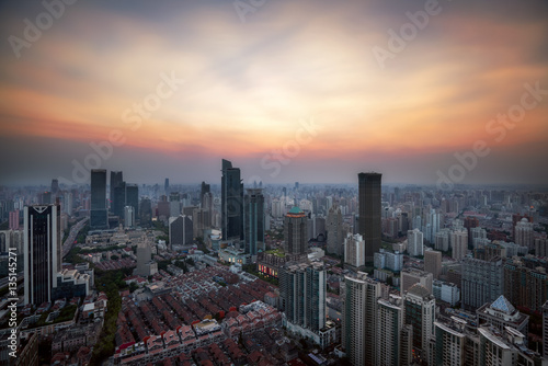 Shanghai Central business district 