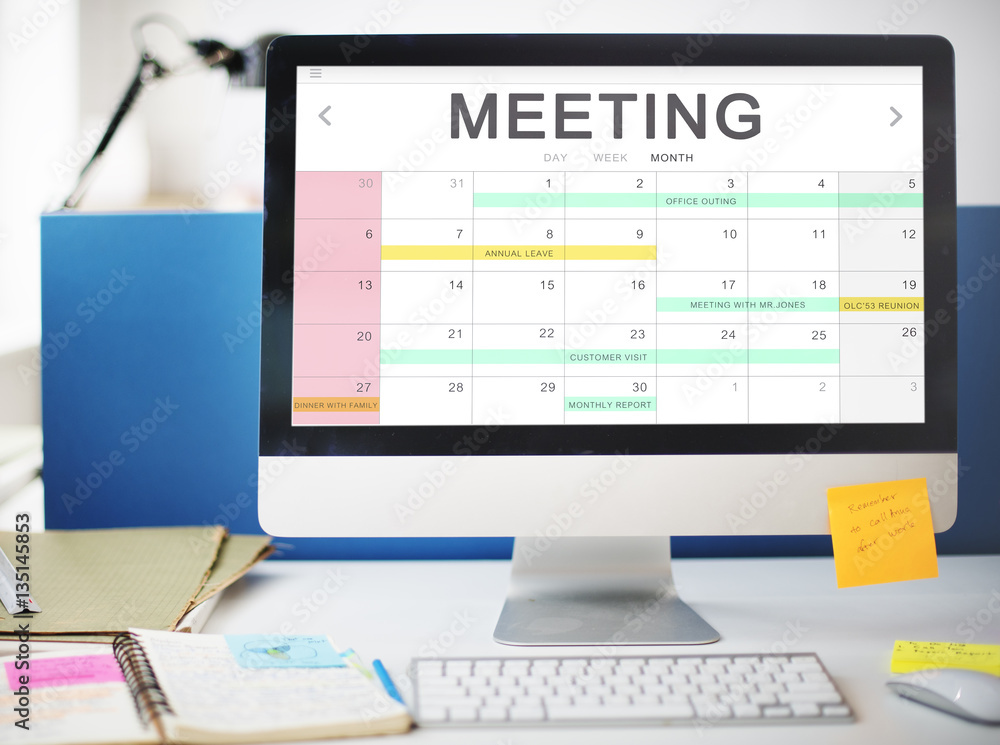 Calendar Agenda Event Meeting Reminder Schedule Graphic Concept Calendar Agenda Event Meeting Reminder Schedule Graphic Concept